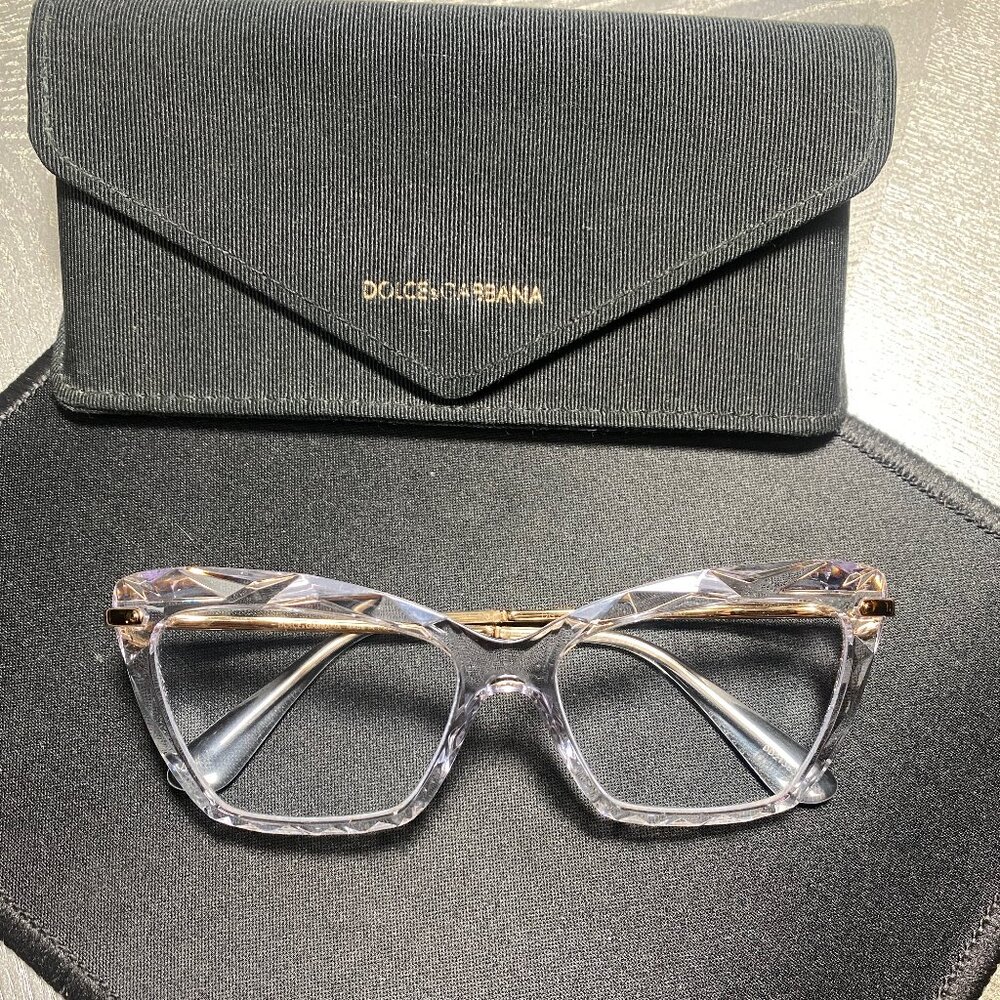 Dolce & Gabbana dg5025 Clear Cat Eye Eyeglasses